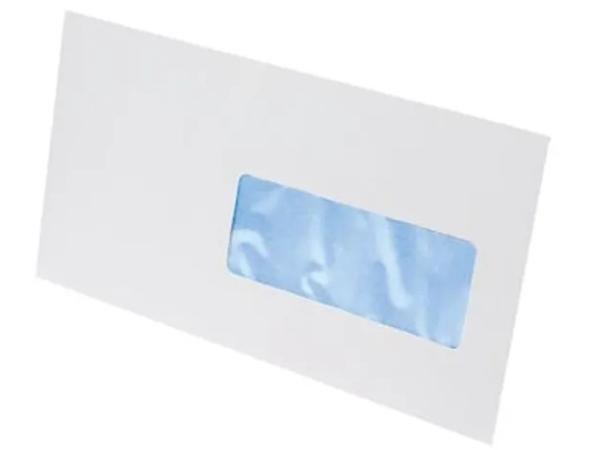 doos 500 envelop 114 x 229 mm mv strip wit