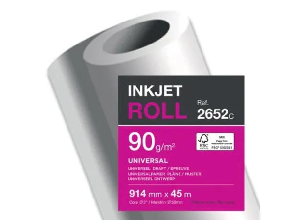 ds 6 uncoated CAD 90 gr 914 mm x 45 m clairf