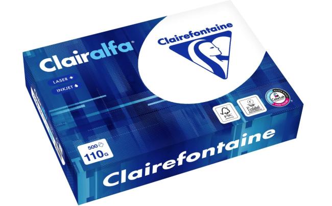 500 vel papier A4 clairefontaine Clairalfa 110 gr
