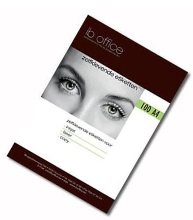 200 vel etiket ib 105 x 71 mm fluo groen 8/v