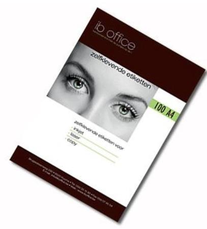 200 vel etiket ib 99.1 x 38.1 mm fluo groen 14/v