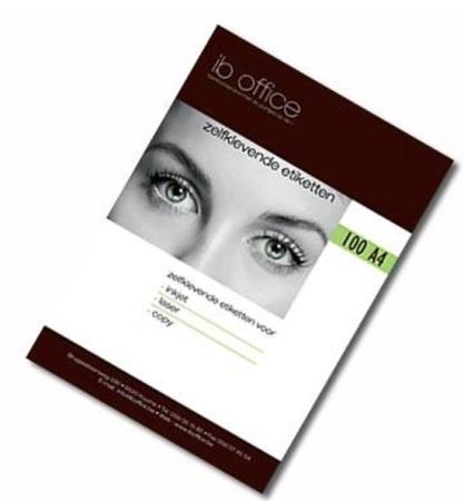 200 vel etiket ib fluo groen diam 63.5 mm 12/v