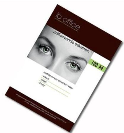 200 vel etiket ib 105 x 40 mm fluo groen 14/v