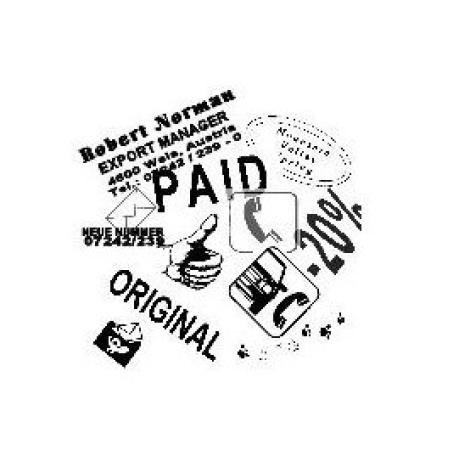 rubber voor stempel 3 lijnen lengte 0 - 6 cm