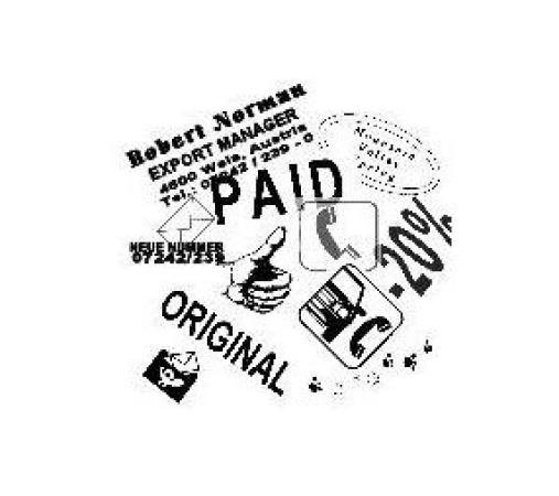 rubber voor stempel 6 lijnen lengte 0 - 6 cm