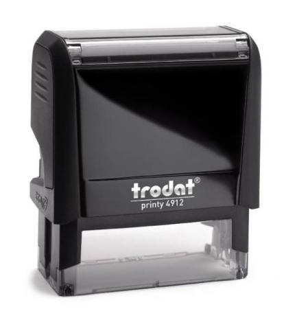 stempel + rubber trodat 4912 47x18 mm 5 lijnen max