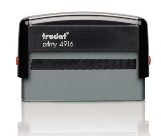 stempel + rubber trodat 4916 70x10 mm 3 lijnen max