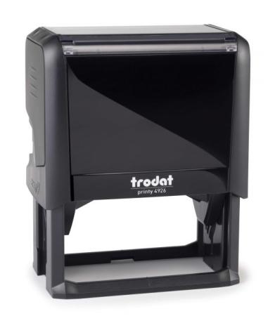stempel + rubber trodat 4926 75x38 mm 9 lijnen max
