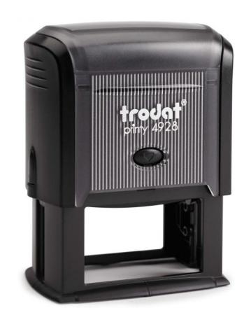 stempel + rubber trodat 4928 60x33 mm 7 lijnen max