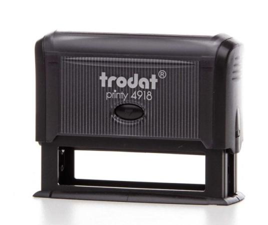 stempel + rubber trodat 4918 75x15 mm 4 lijnen max