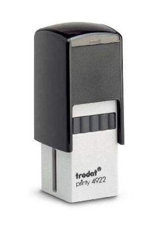 stempel + rubber trodat 4922 20x20 mm 4 lijnen max
