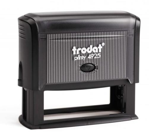 stempel + rubber trodat 4925 82x25mm 6 lijnen max