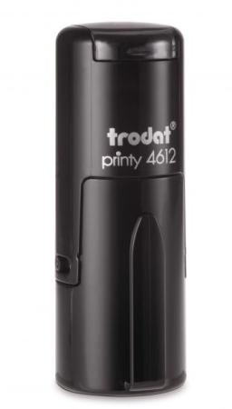stempel + rubber trodat 4612 rond diameter 12 mm
