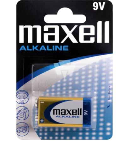 batterij maxell 9 volt alcaline e-block 6lr61