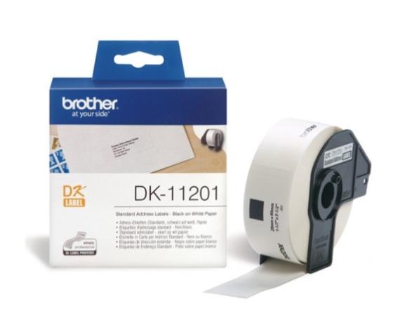 brother label etiketten wit 29 x 90 mm (400 lab)