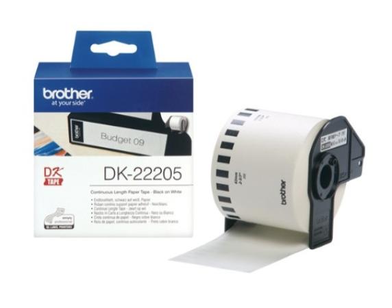 brother label etiketten wit  62 mm x 30.48 m