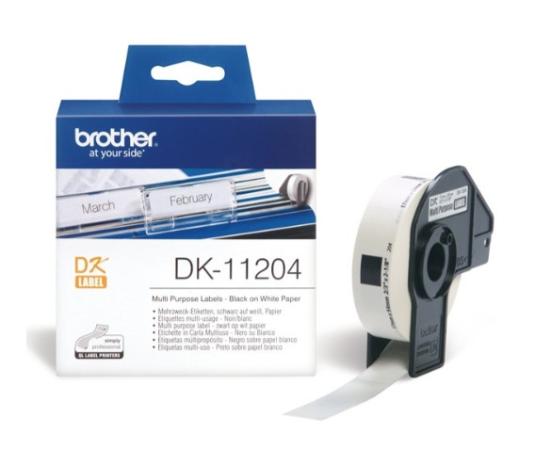 brother label etiketten wit 17 x 54 mm (400 lab)