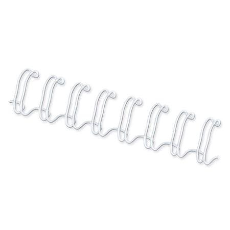 doos 100 metalen spiralen 10 mm wit (61-80p)