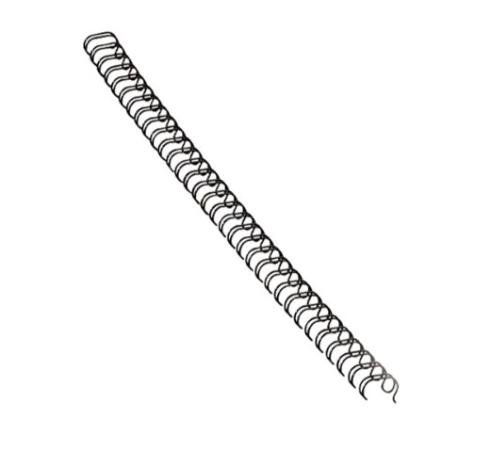 doos 100 metalen spiralen 8 mm zwart (36-60p)