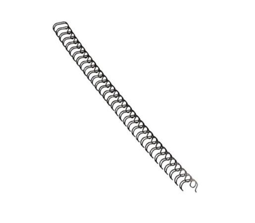 doos 100 metalen spiralen 12 mm zwart (81-100p)