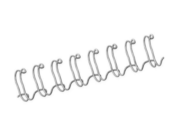 doos 100 metalen spiralen 8 mm zilver (36-60p)