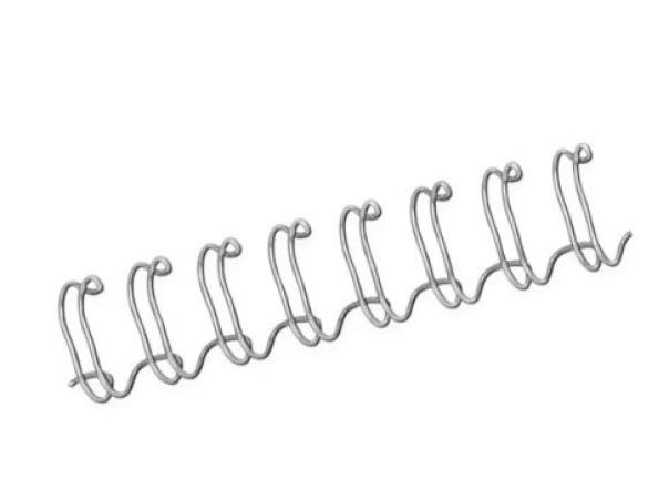 doos 100 metalen spiralen 12 mm zilver (81-100p)