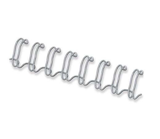 doos 100 metalen spiralen 10 mm zilver (61-80p)