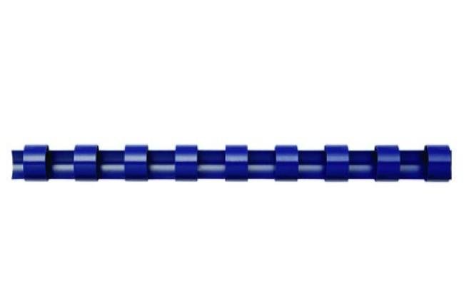 doos 100 spiralen plastiek blauw 10 mm (41-55 pag)