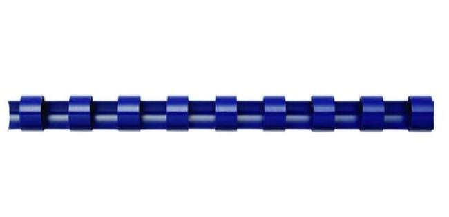 doos 100 spiralen plastiek blauw 12 mm (56-80p)