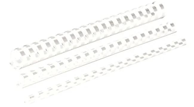 doos 50 spiralen plastiek wit 45 mm (341-410)
