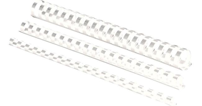 doos 50 spiralen plastiek wit 32 mm (241-280p)