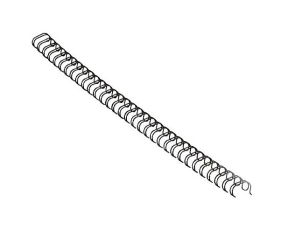 doos 100 metalen spiralen zwart 10 mm (61-80p)