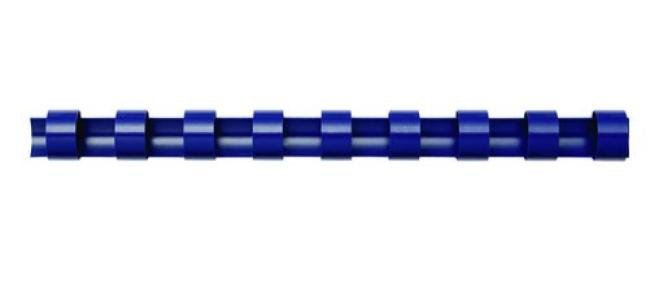 doos 100 spiralen plastiek blauw 8 mm (21-40p)