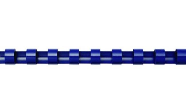 doos 100 spiralen plastiek blauw 16 mm (101-120p)