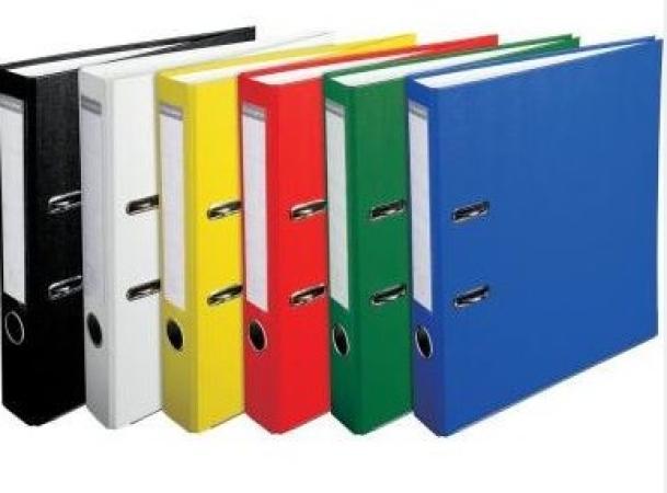 ordner plastiek ib A4 rug 75 mm zwart