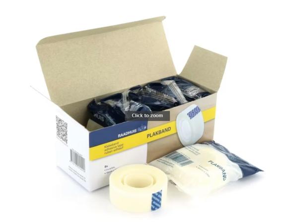 invisible tape raadhuis 19 mm x 33 m