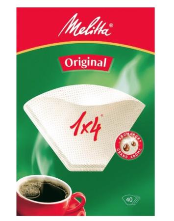 pak van 40 koffiefilters melitta 1 x 4