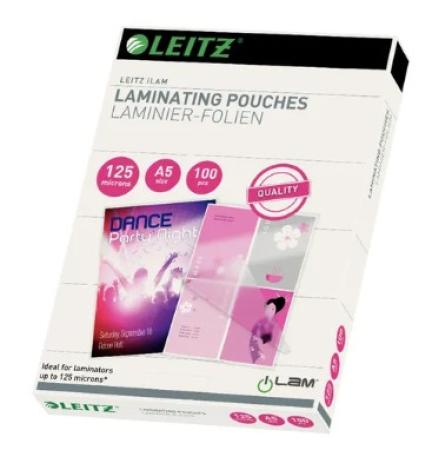 100 Leitz Eva lamineerhoes A5 125 mic