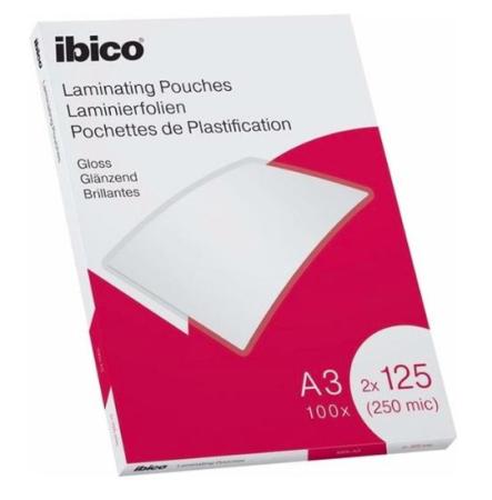 100 Ibico Value lamineerhoes A3 125 mic glanzend