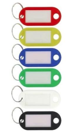 100 sleutelhanger westcott assorti eti 29x15mm