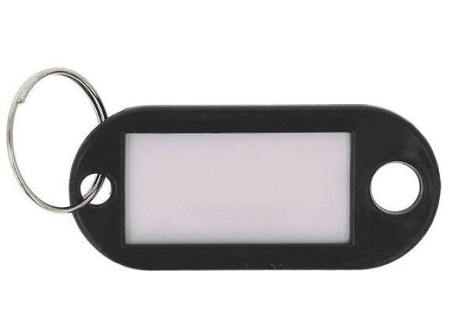 100 sleutelhanger westcott zwart eti 29x15mm