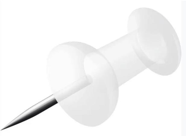 doos 40 push pins transparant