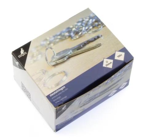 100 sleutelring kangaro diam 25 mm