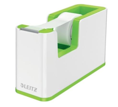 leitz wow duo plakbandafroller wit + groen