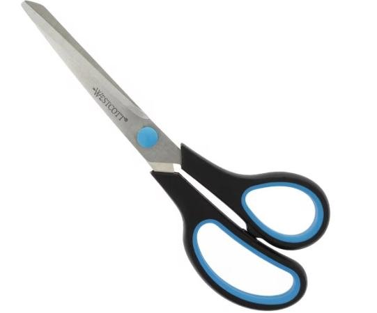 schaar Westcott 21 cm easy soft grip asymm rechtsh