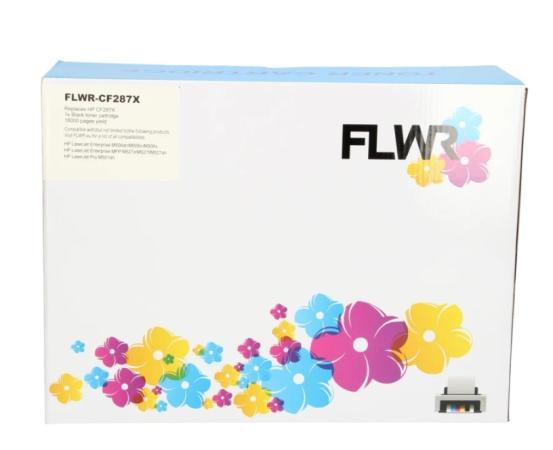FLWR toner HP CF287a zwart 9000 pag