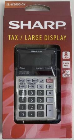 zakrekenmachine sharp elw211ggy 8 dig 115x60x6,5mm