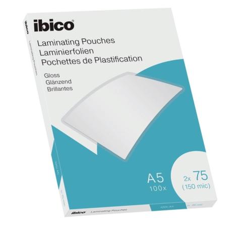 100 Ibico Value lamineerhoes A5 75 mic glanzend