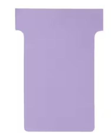pak 100 t-fiches nobo index 2 paars 60x85mm