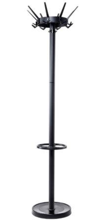 kapstok maul zwart h175 cm 16 jashaken +8 grote